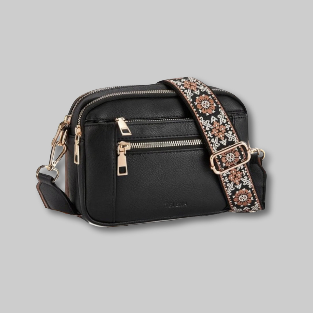 Klara™ - Elegant Läderaxelväska