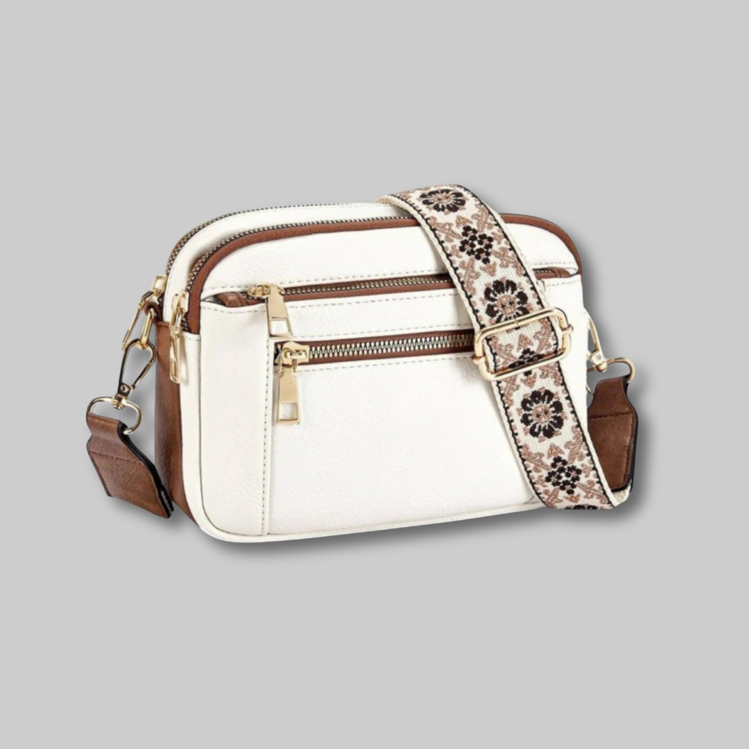 Klara™ -  Elegant Läderaxelväska