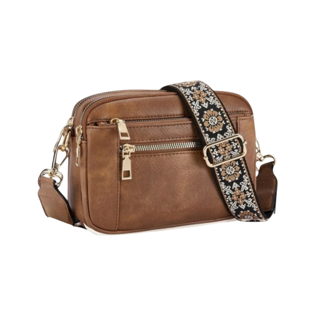 Klara™ -  Elegant Läderaxelväska